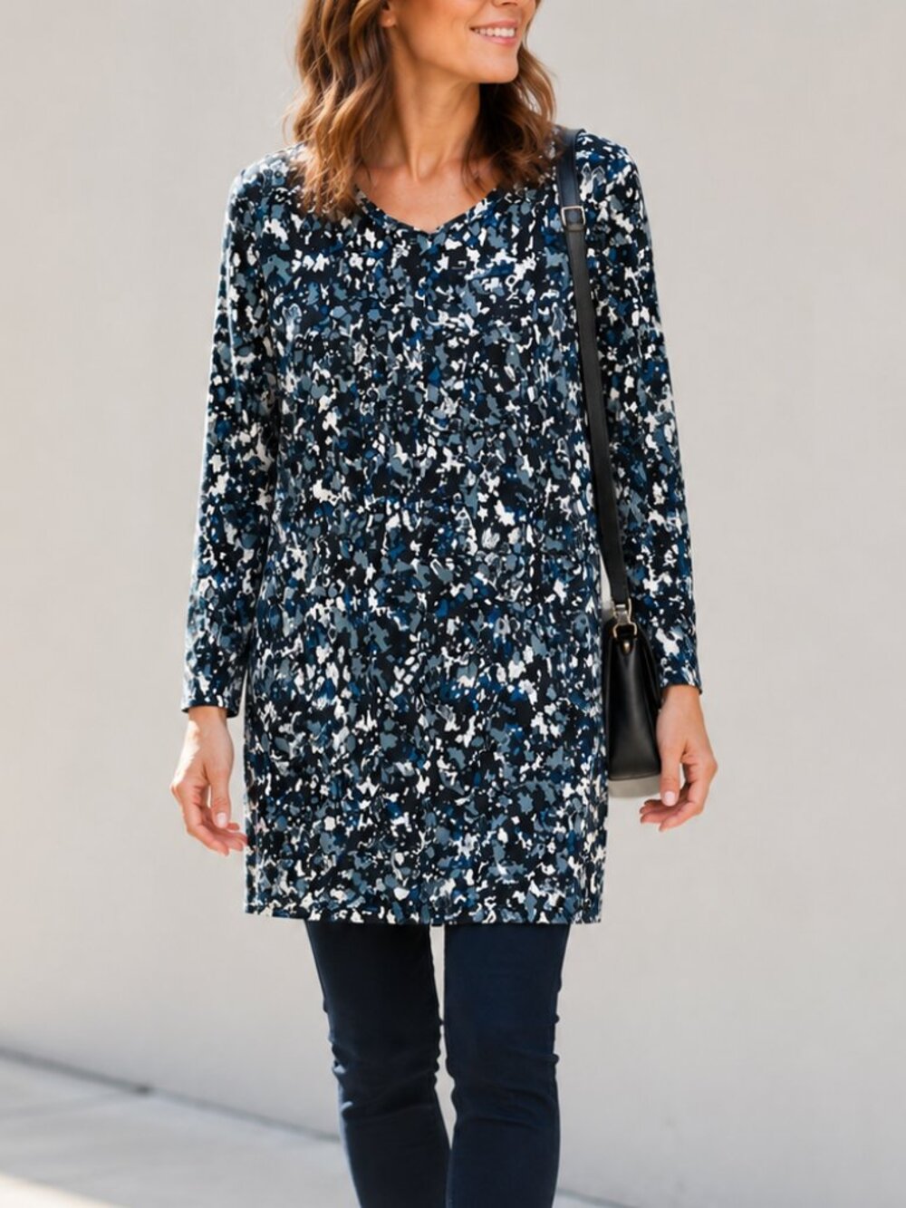 Like New Jacqueline De Yong Tunic Dress Sz XL Long Sleeves  Classic Buttoned